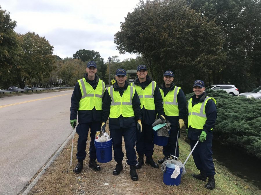 Coast Guard Members Create a Cleaner Community