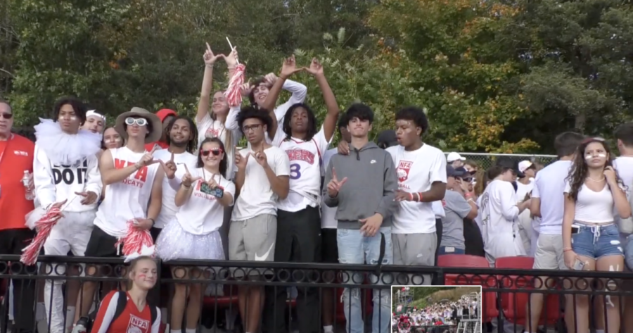 NFA student section has spirit