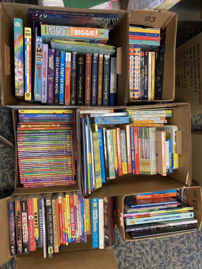 The NFA Holiday Book Drive resulted in the donation of over 200 childrens and young adult books.